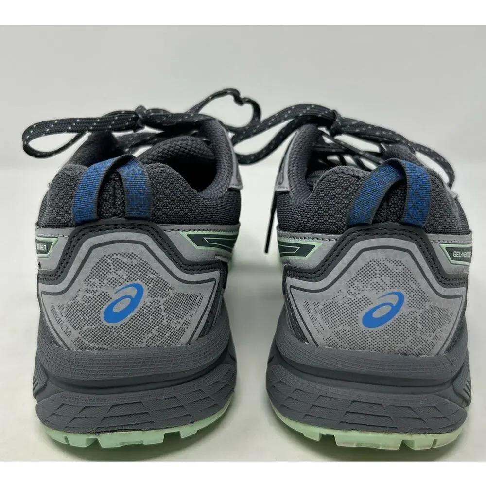Asics Women's Light Green Gray Canvas Gel Venture 7 Sneakers Size‎ 6